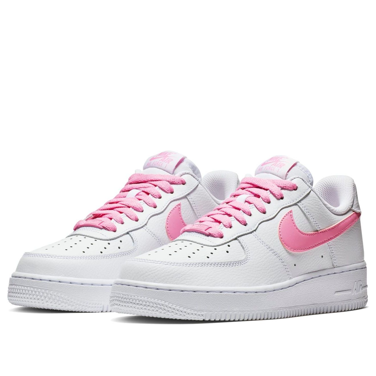 (WMNS) Nike Air Force 1 07 Essential 'White Pink' BV1980-100