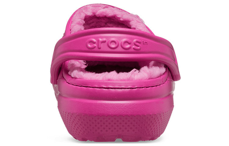 Crocs Classic Lined Clog Sports Unisex Purple Red Sandals 203591-6SV
