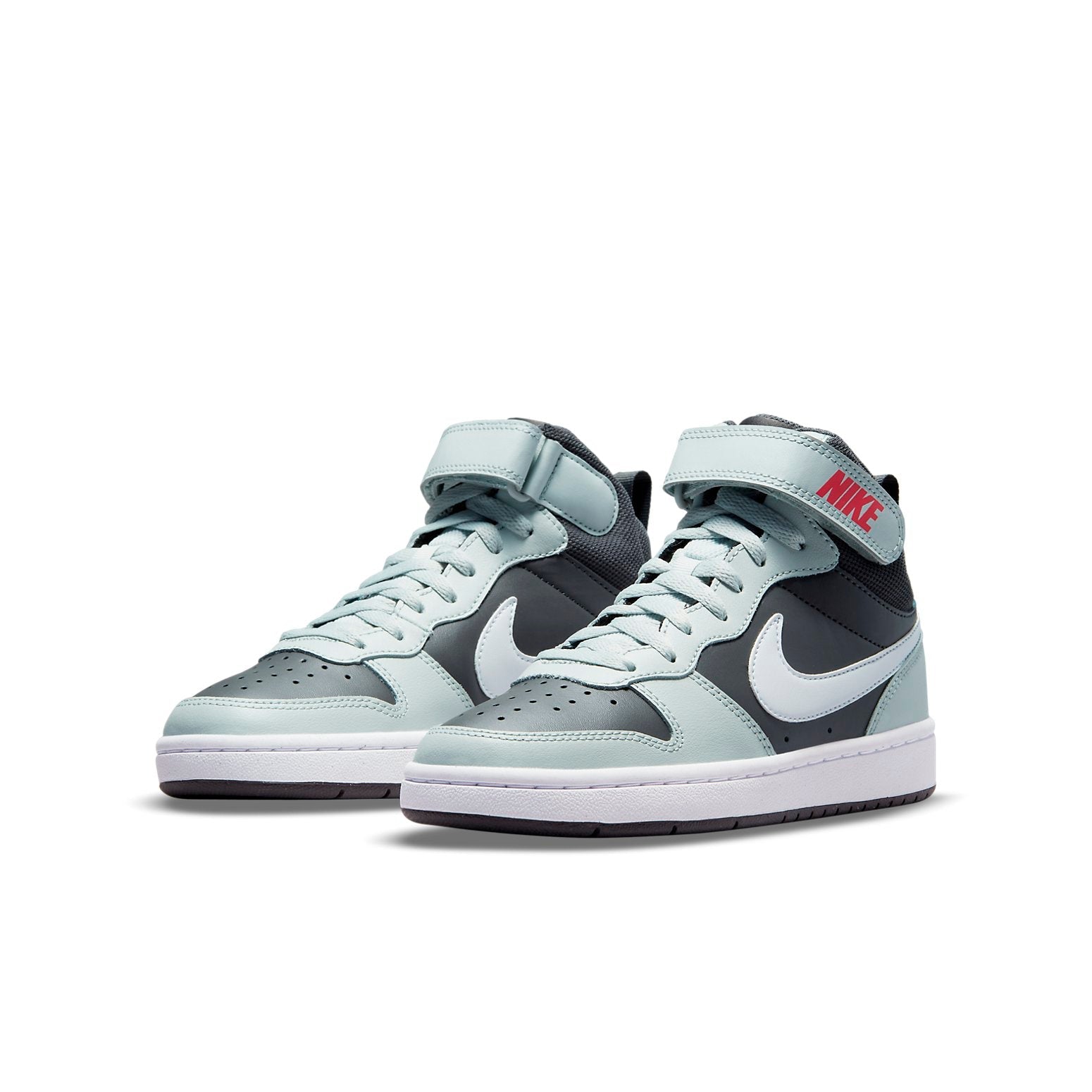 (GS) Nike Court Borough Mid 2 'Medium Ash Light Silver' CD7782-200