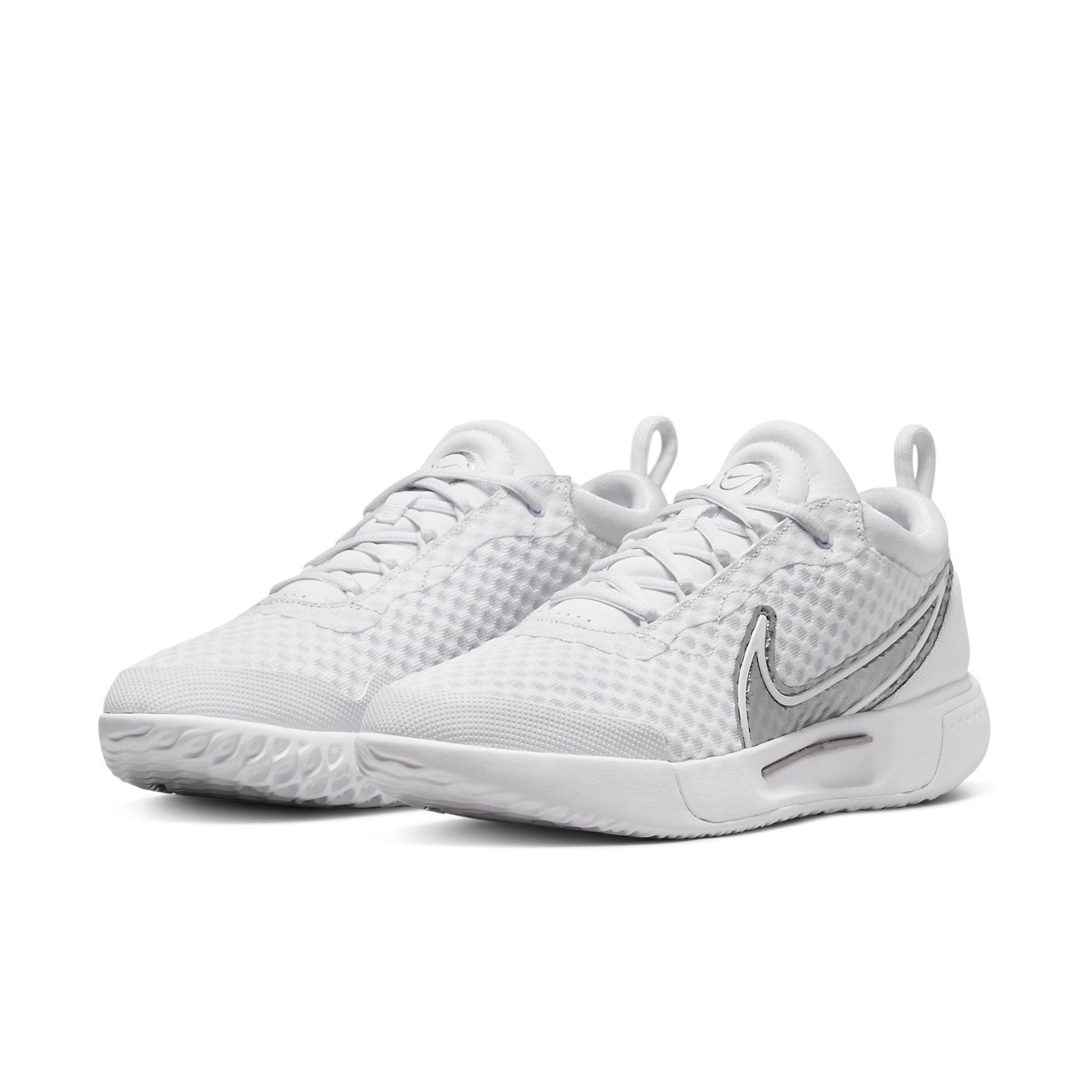 (WMNS) Nike Court Zoom Pro 'White Metallic Silver' DH0990-101