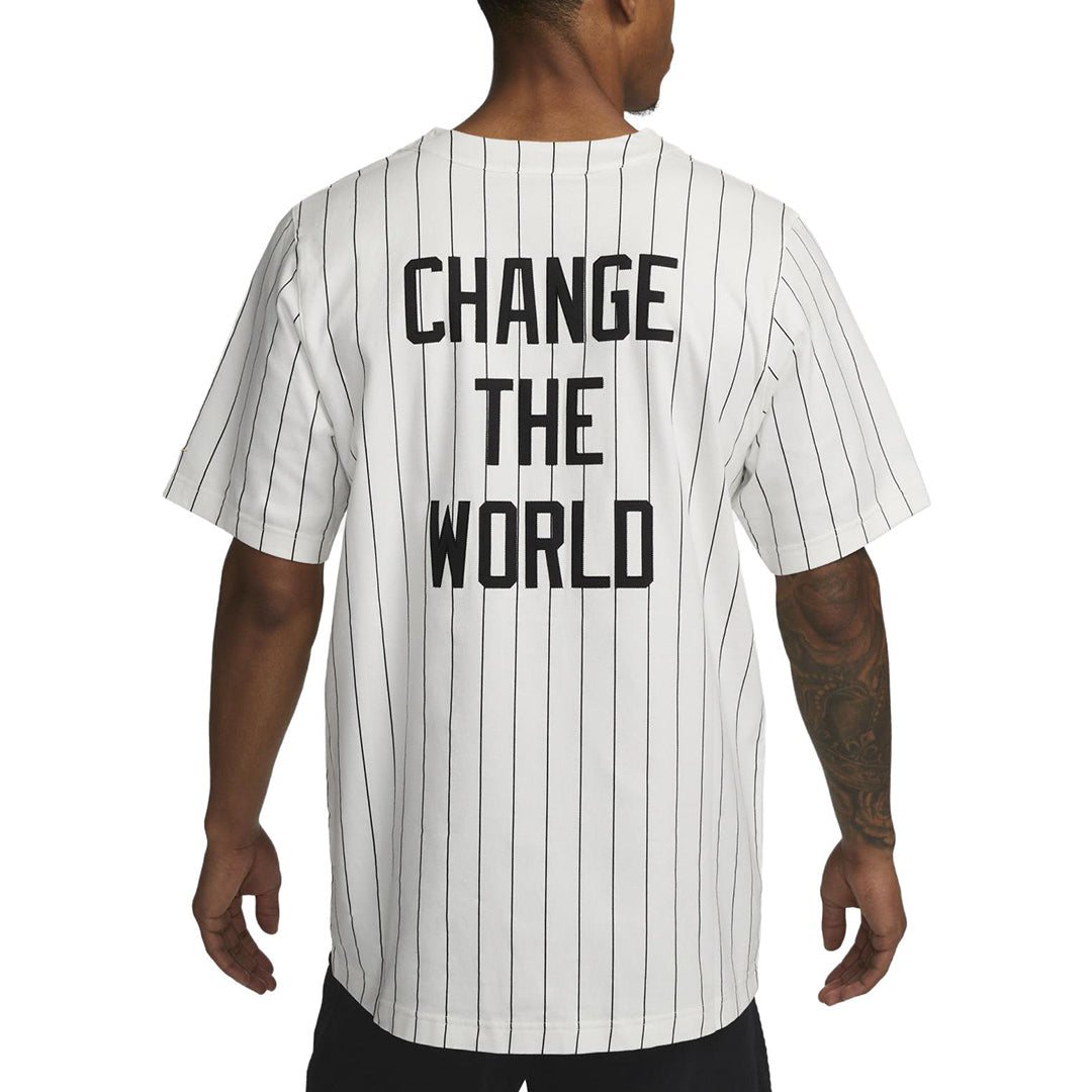 Nike Change The World 42 Baseball Jersey 'White Black' FJ2291-121