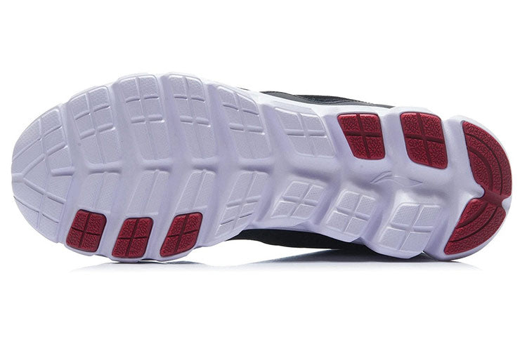 Li-Ning Running Shoes 'Black Red White' ARHR197-2