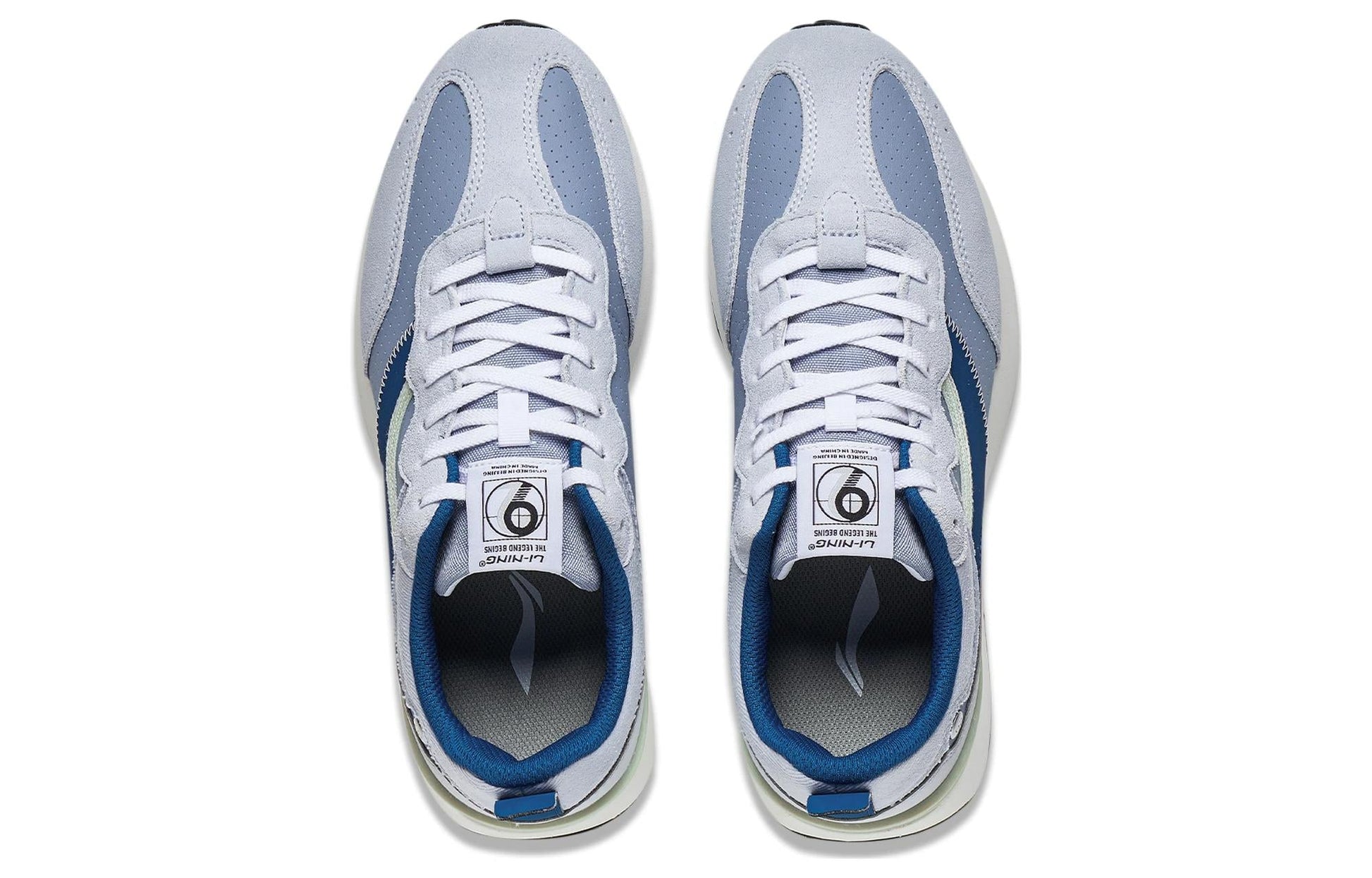 Li-Ning Cosmos Classic Trainers Retro Walking Shoes 'Blue' AGCT047-3