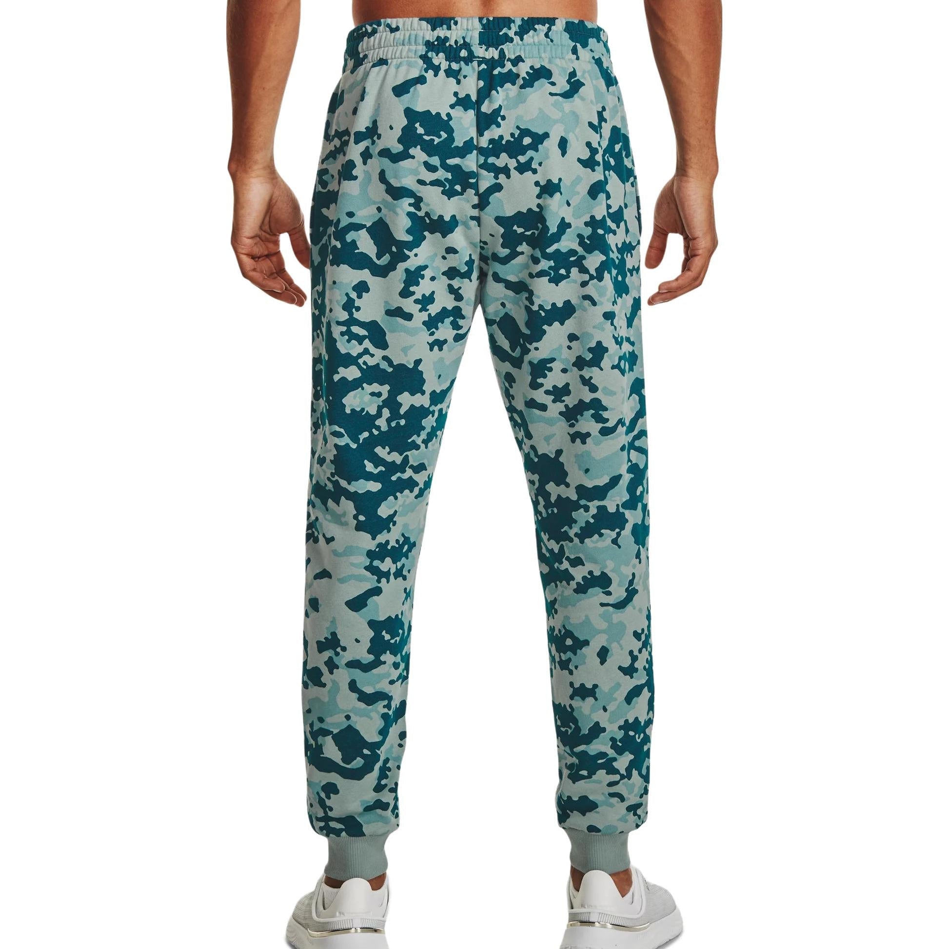 Under Armour Rival Fleece Camo Joggers Pants 'Blue Camo' 1382293-781