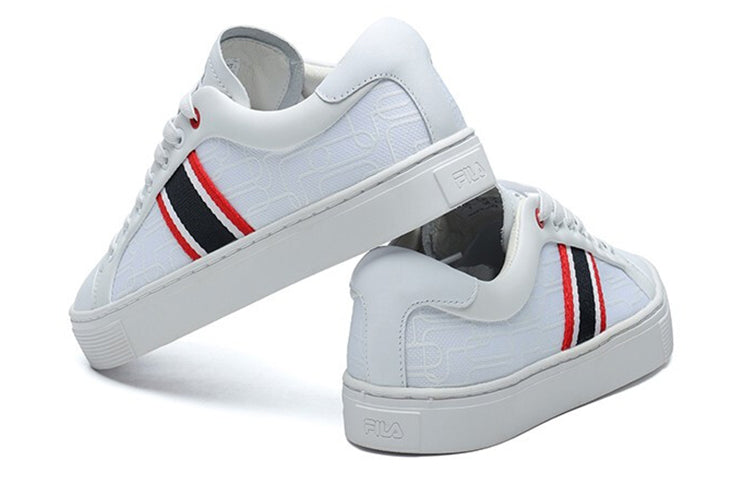(WMNS) FILA 1911 Stripe Low Top Shoes For FILA White F12W124345FWT