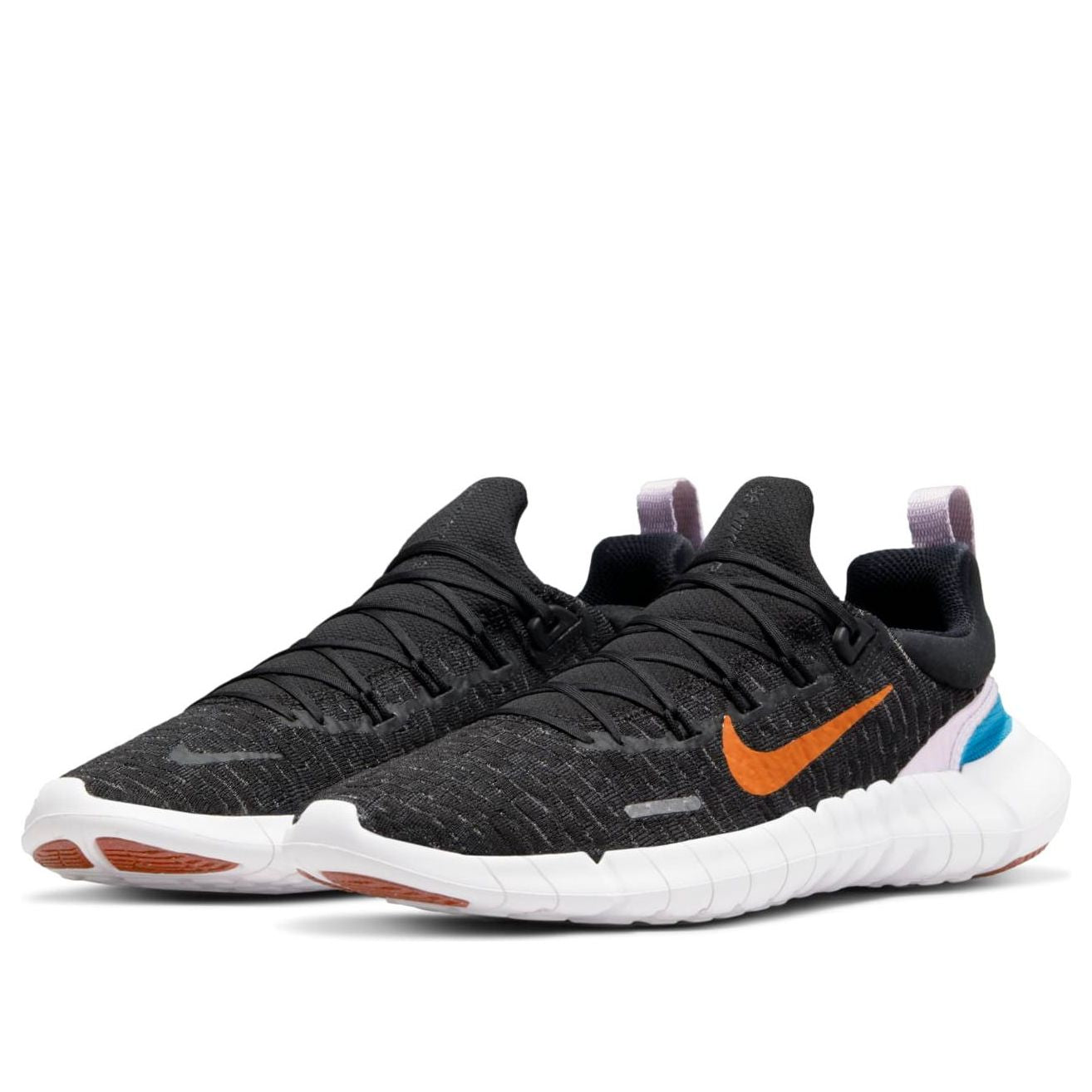 (WMNS) Nike Free Run 5.0 'Black Rush Orange' CZ1891-006