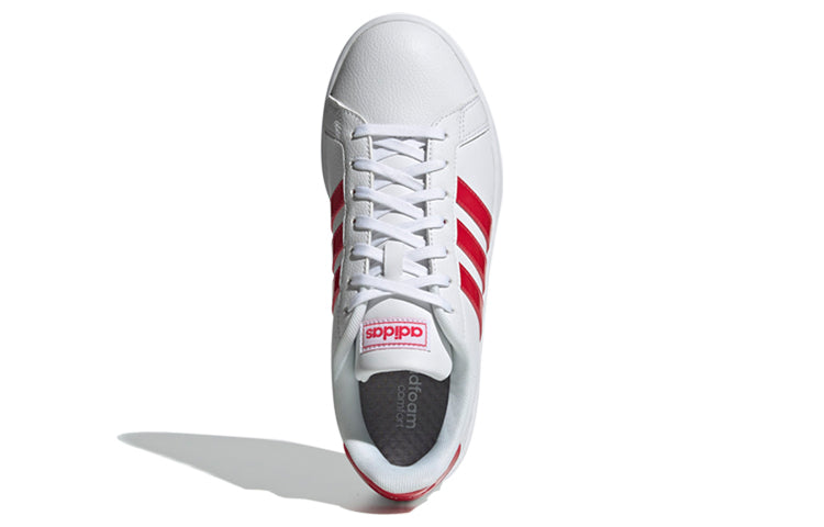 (WMNS) adidas neo Grand Court 'White Red' EE9688