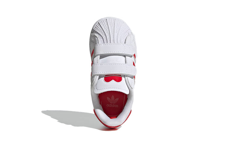 (TD) adidas originals Superstar 'White Red' FZ0644