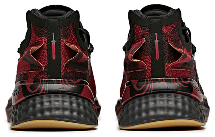 ANTA x Li Bai Running Shoes 'Red Black' 912035588-3