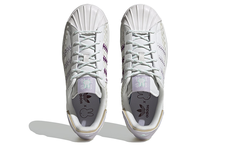 (WMNS) adidas x Miffy Superstar Ayoon 'Crystal White Silver' IE1899