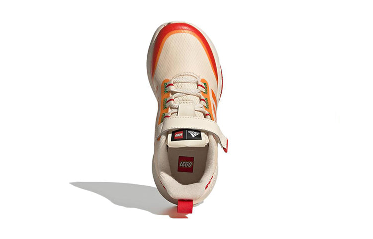 (PS) adidas LEGO x Racer TR Little Kid 'Ecru Tint Bahia Orange' GW4000