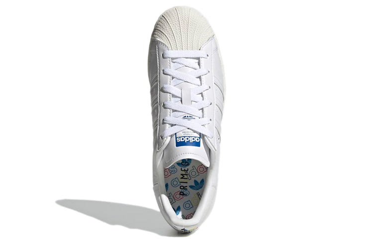 (WMNS) adidas Superstar 'White Rainbow Logo' GZ7537