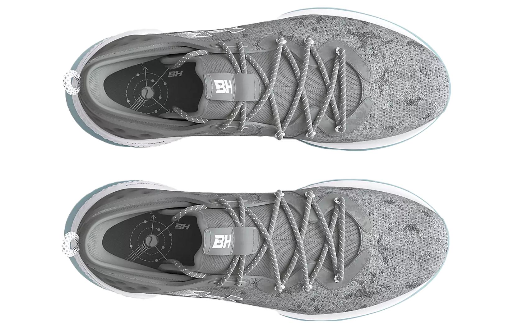 Under Armour Harper 8 Turf Baseball Shoes 'Baseball Grey' 3026593-100