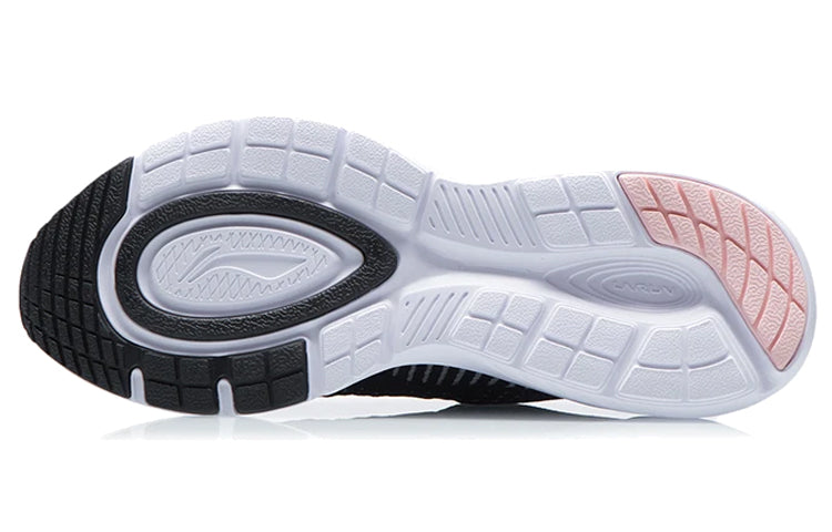 (WMNS) Li-Ning Sport Running Shoes 'Black White' ARSR044-3