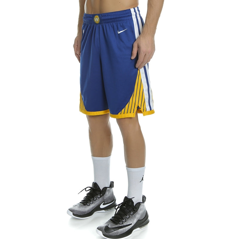 Nike Team Edition SW Golden State Warriors Basketball Shorts 'Blue' 866809-495