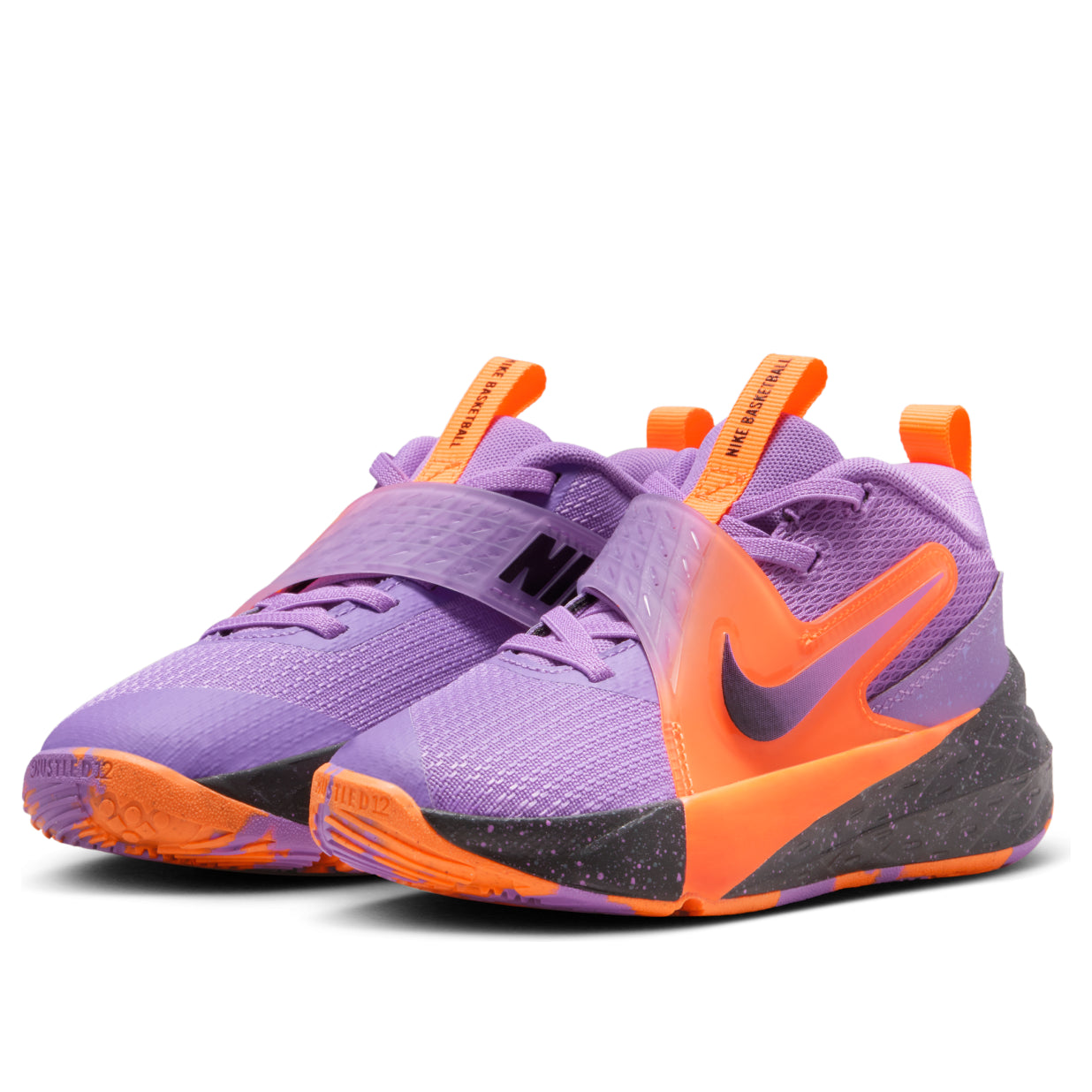 (PS) Nike Team Hustle D 12 'Bright Violet Total Orange' IO9849-500