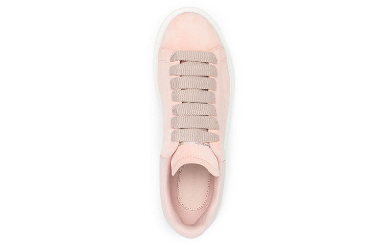 (WMNS) Alexander McQueen Suede Oversized Sneaker 'Pink' 650792WIA516837