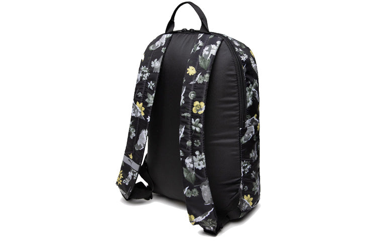 (WMNS) PUMA Core Seasonal Daypack Backpack 'Black White Purple Yellow' 077381-01