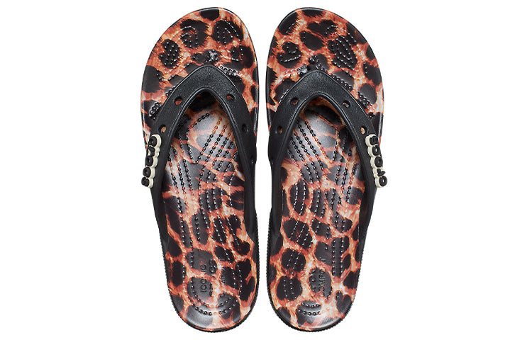 Crocs Classic animal Flip-Flops Unisex Leopard print 'Black Leopard' 207872-0CU