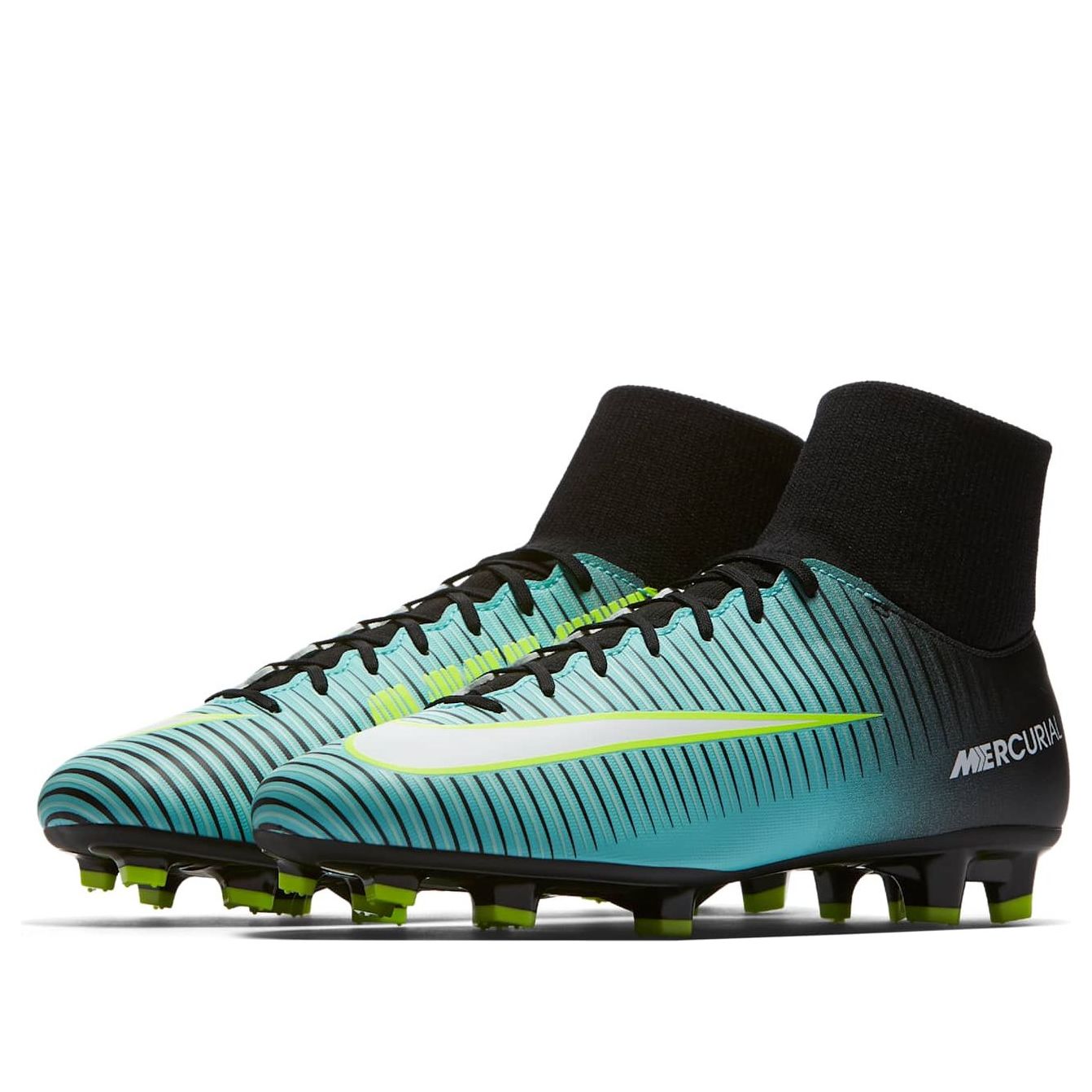 (WMNS) Nike Mercurial Victory 6 DF FG 'Light Aqua Volt' 917806-400