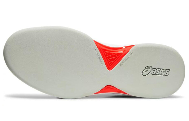 (WMNS) ASICS Gel-Dedicate 6 Indoor 'White Red' 1042A074-102