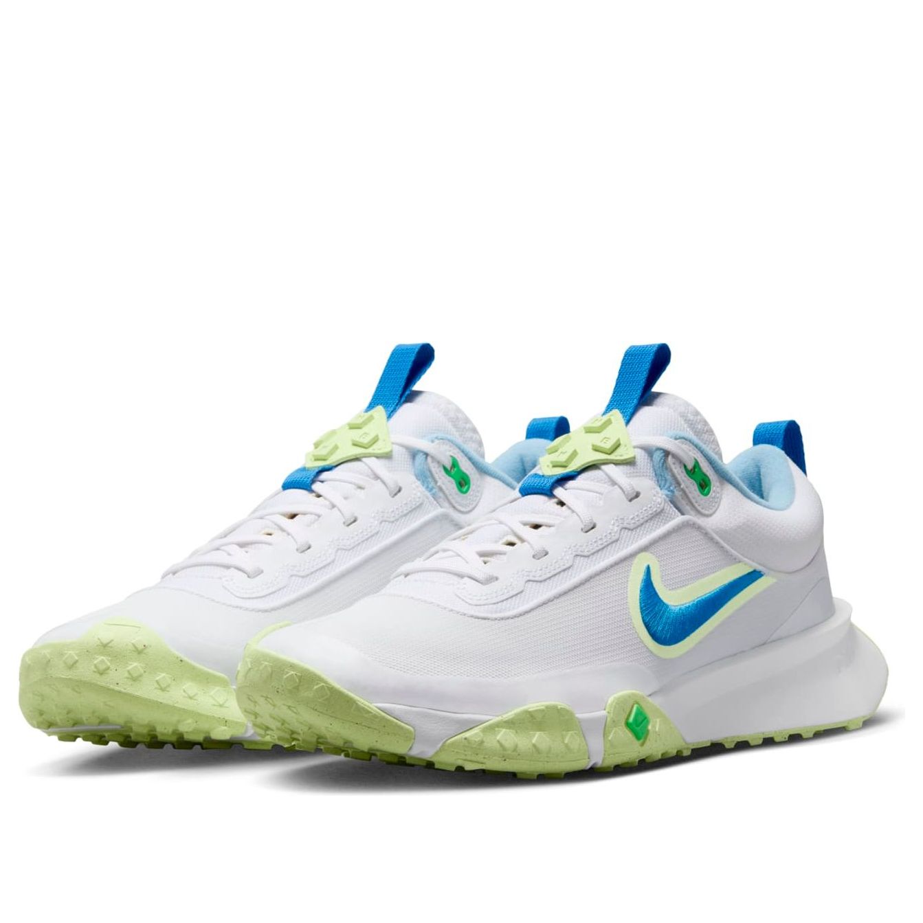 Nike Air Diamond Varsity Turf  'White Volt Blue' FN7454-101