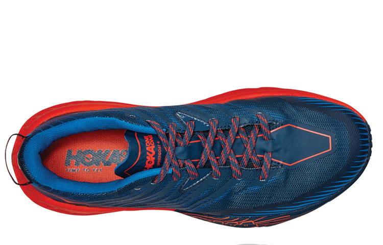HOKA ONE ONE Speedgoat 4 'Majolica Blue Mandarin Red' 1106525-MBMR