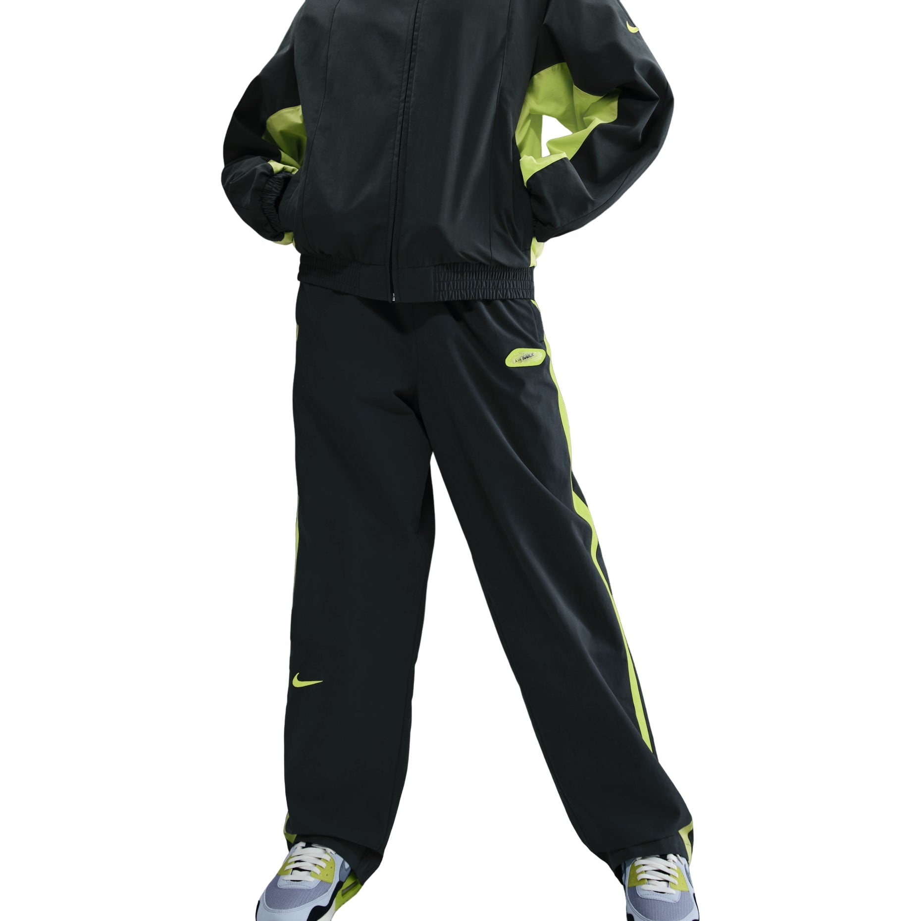 Nike x Patta Track Pants Asia Sizing 'Black Cyber' HJ0738-010