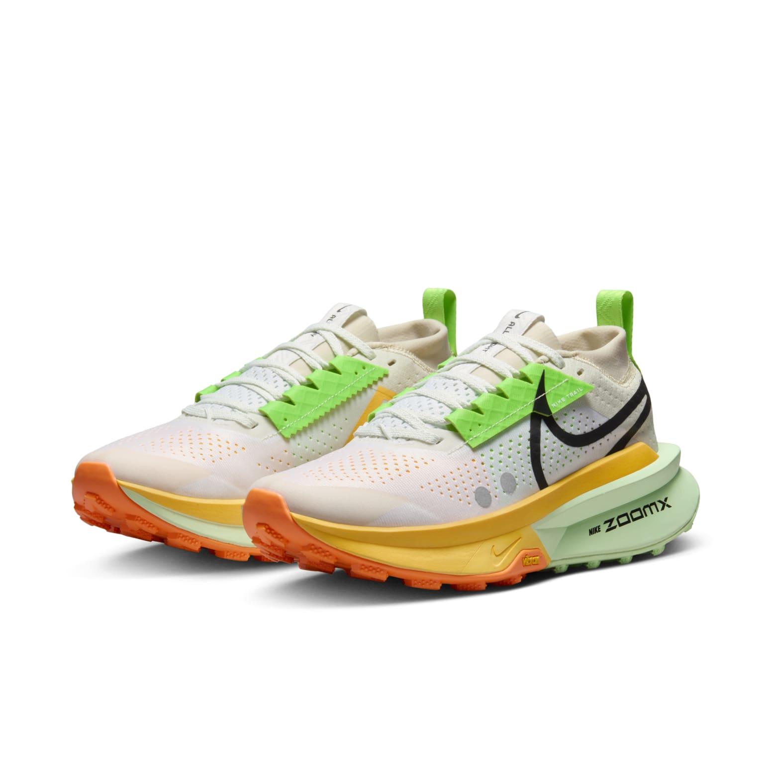 (WMNS) Nike ZoomX Zegama 2 'Summit White Laser Orange' FD5191-100