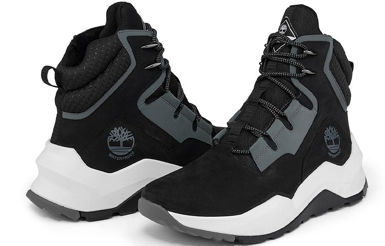 Timberland Madbury Side-Zip Waterproof Boot 'Black Nubuck' A2HHUW