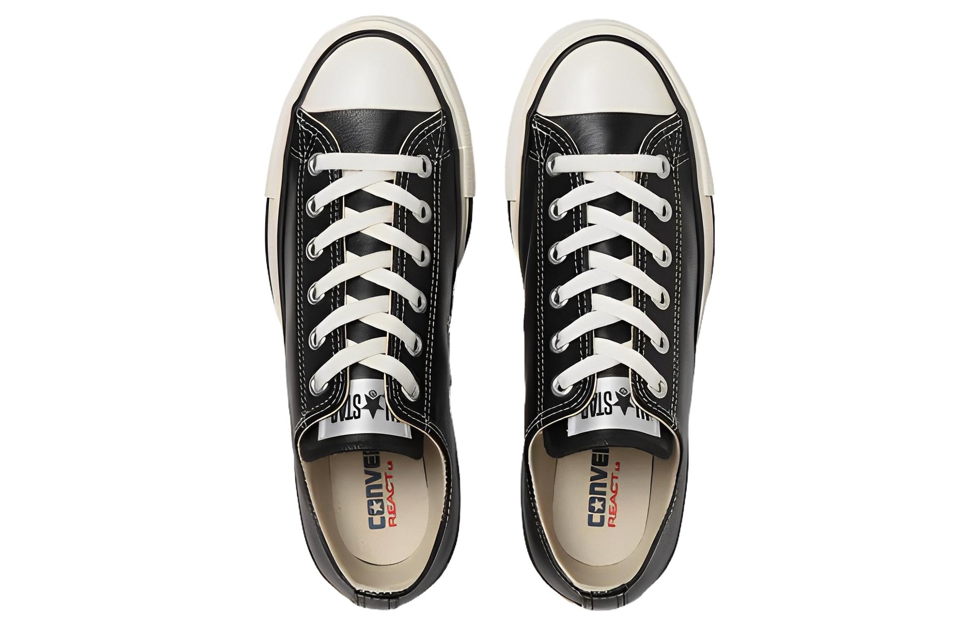 Converse All Star Olive Green Leather Ox 'Black White' 31309190