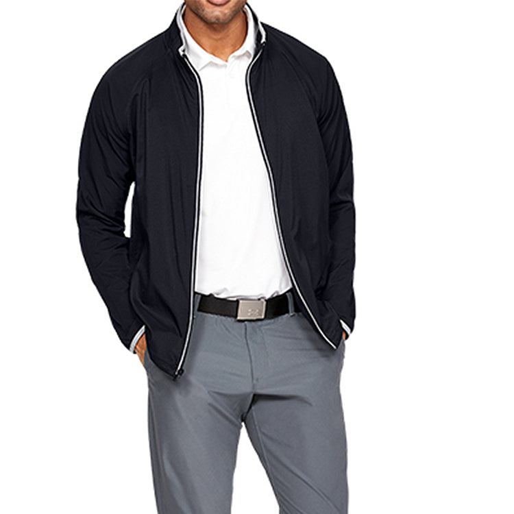 Men's Under Armour Storm Windstrike Golf Zipper Jacket Black 1327013-001