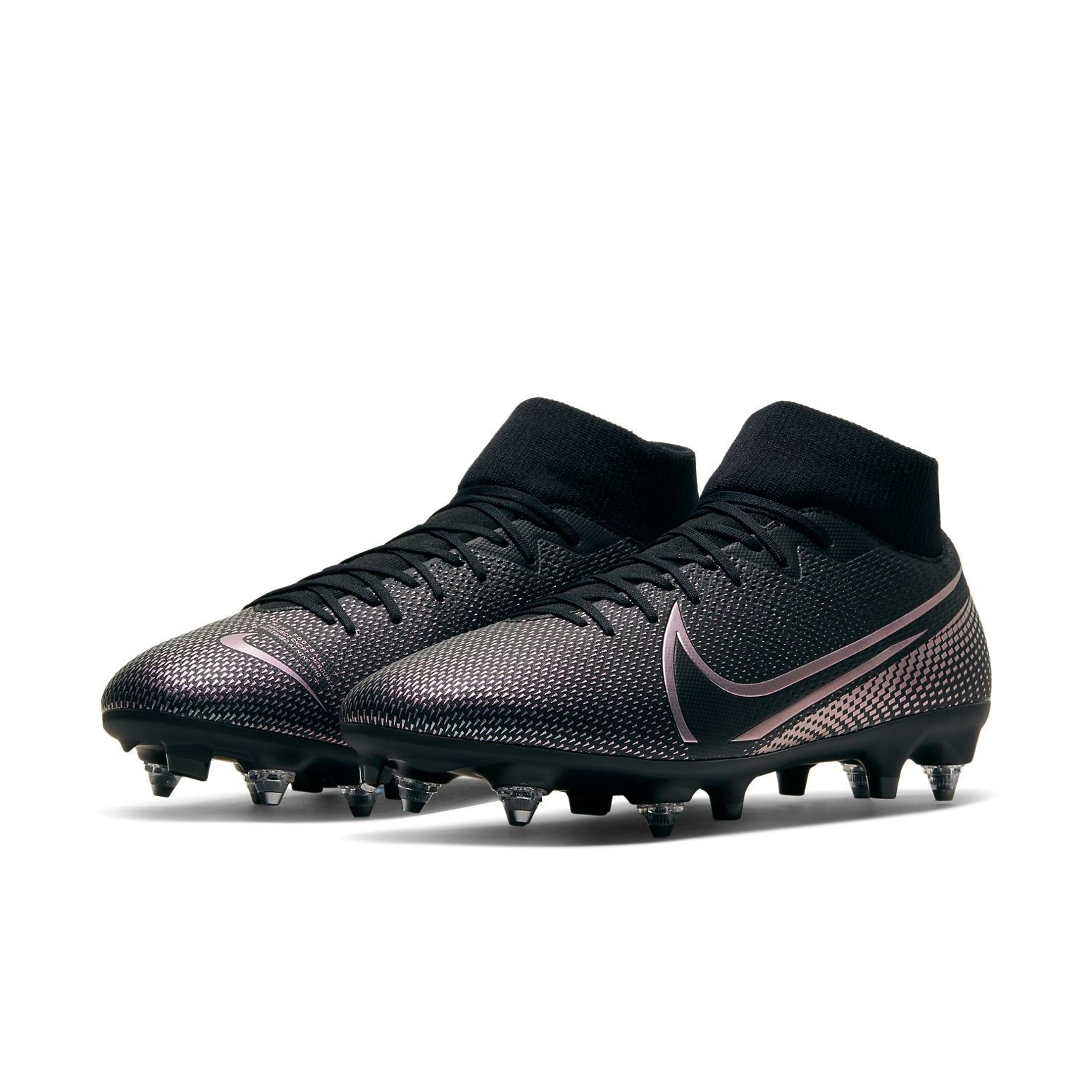 Nike Mercurial Superfly 7 Academy SG-PRO AC 'Black Silver' BQ9141-010