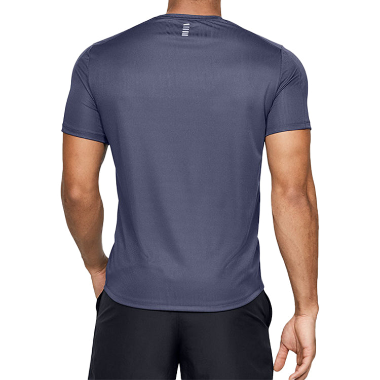 Men's Under Armour Speed Stride Running Sports Short Sleeve Blue 1326564-497