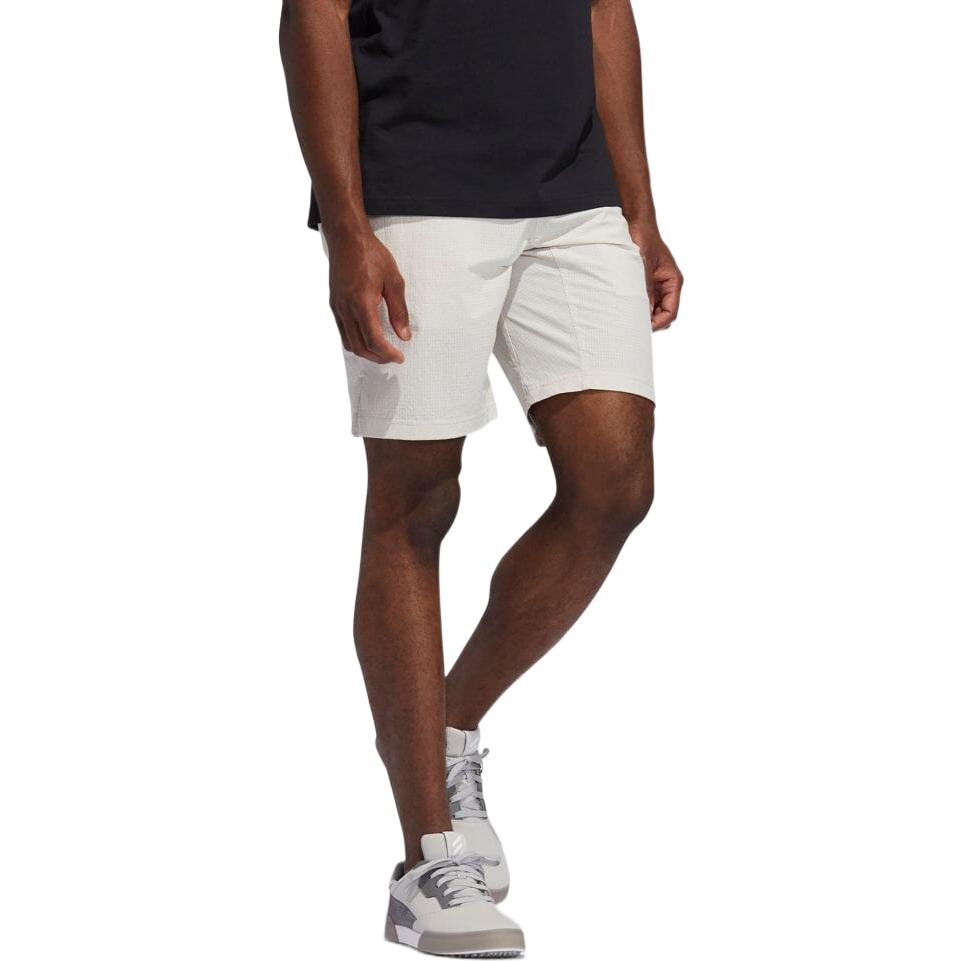 Men's adidas Solid Color Logo Straight Casual Shorts Japanese Version White GL2421