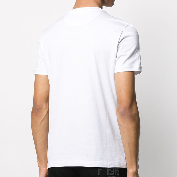 Men's FENDI F Short Sleeve White FY0894AAODF0QA0