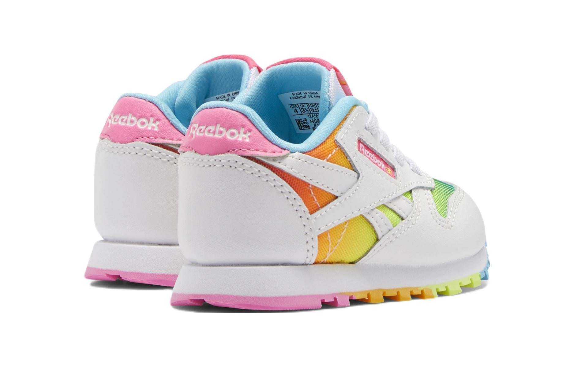 (TD) Reebok Classic Leather 'Rainbow' HP5545