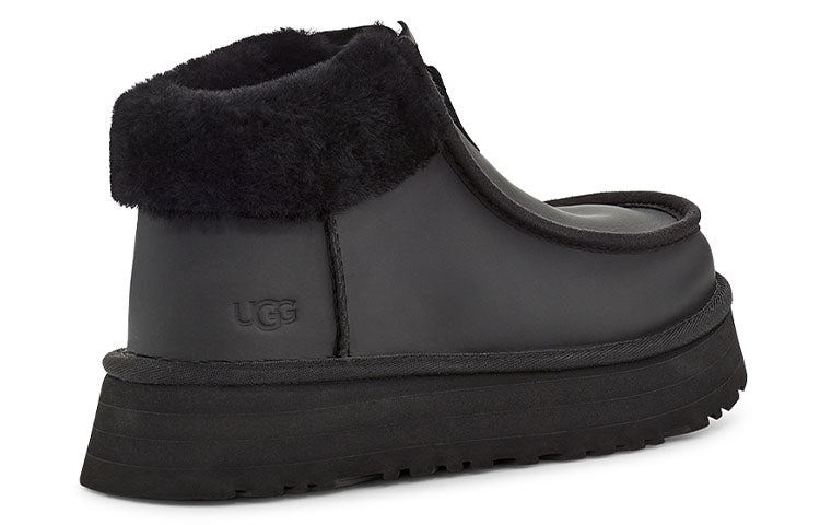 (WMNS) UGG Funkette Boot 'Black' 1120877-UMBL