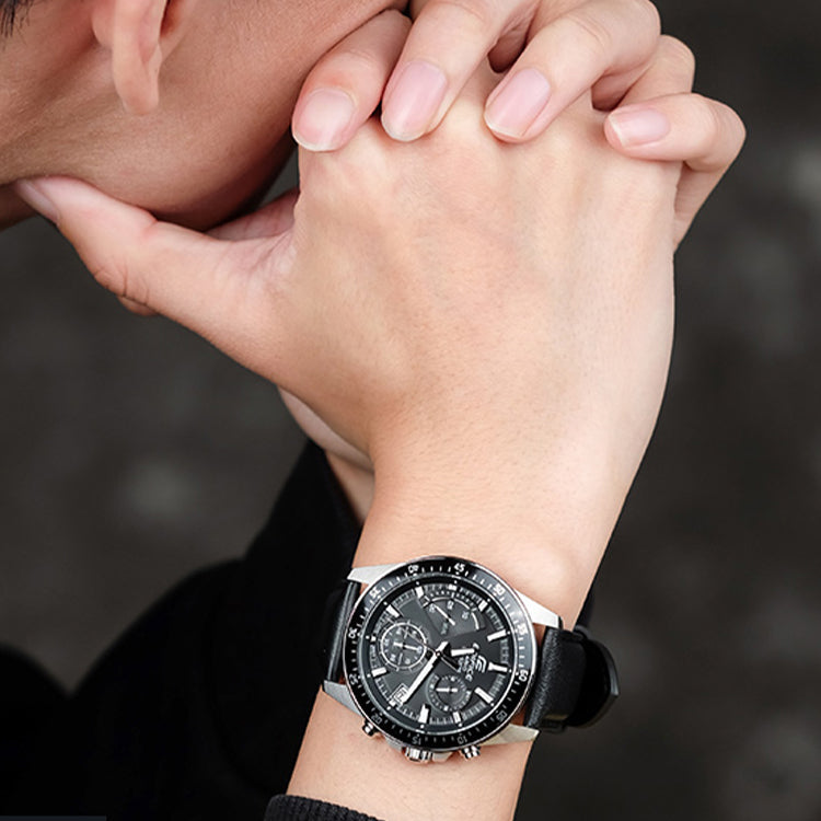 CASIO EDIFICE Waterproof Men Mens Black Analog EFV-540L-1AVUPR