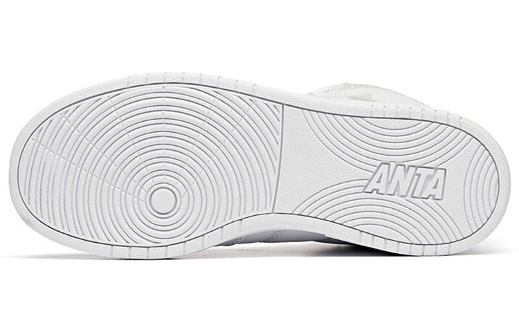 (WMNS) ANTA Life Series Sneakers High 'Clean White' 92648060-11