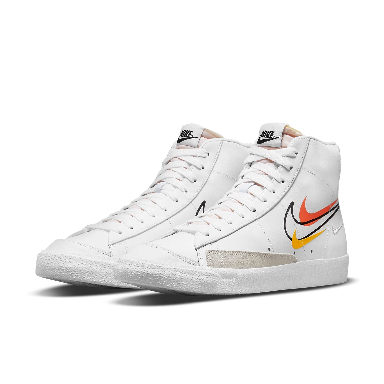 Nike Blazer Mid '77 'Multi Swoosh - Team Orange' DN7996-100