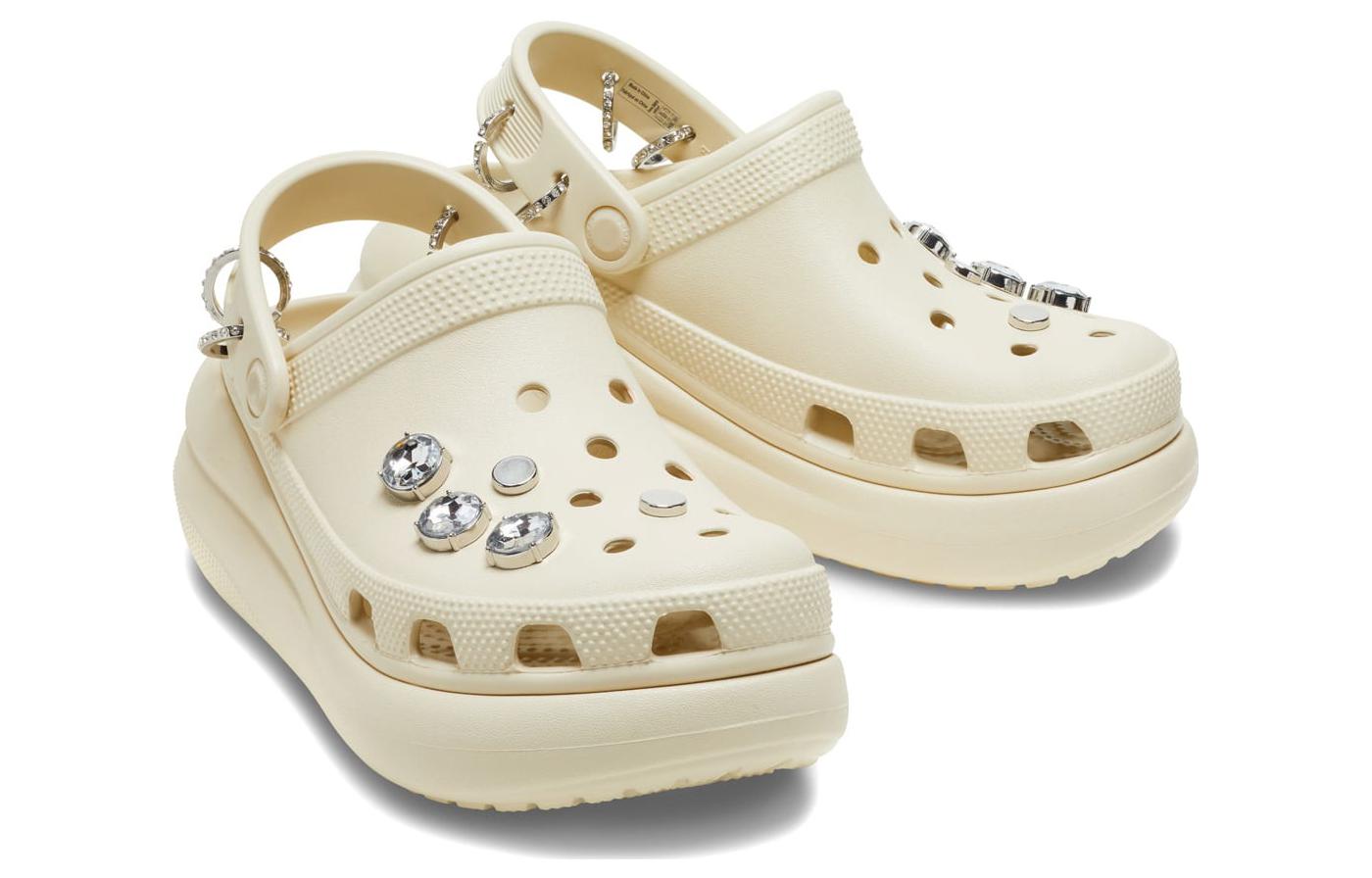 Crocs Classic Crush Punk Clogs 'Bone' 208219-2Y2