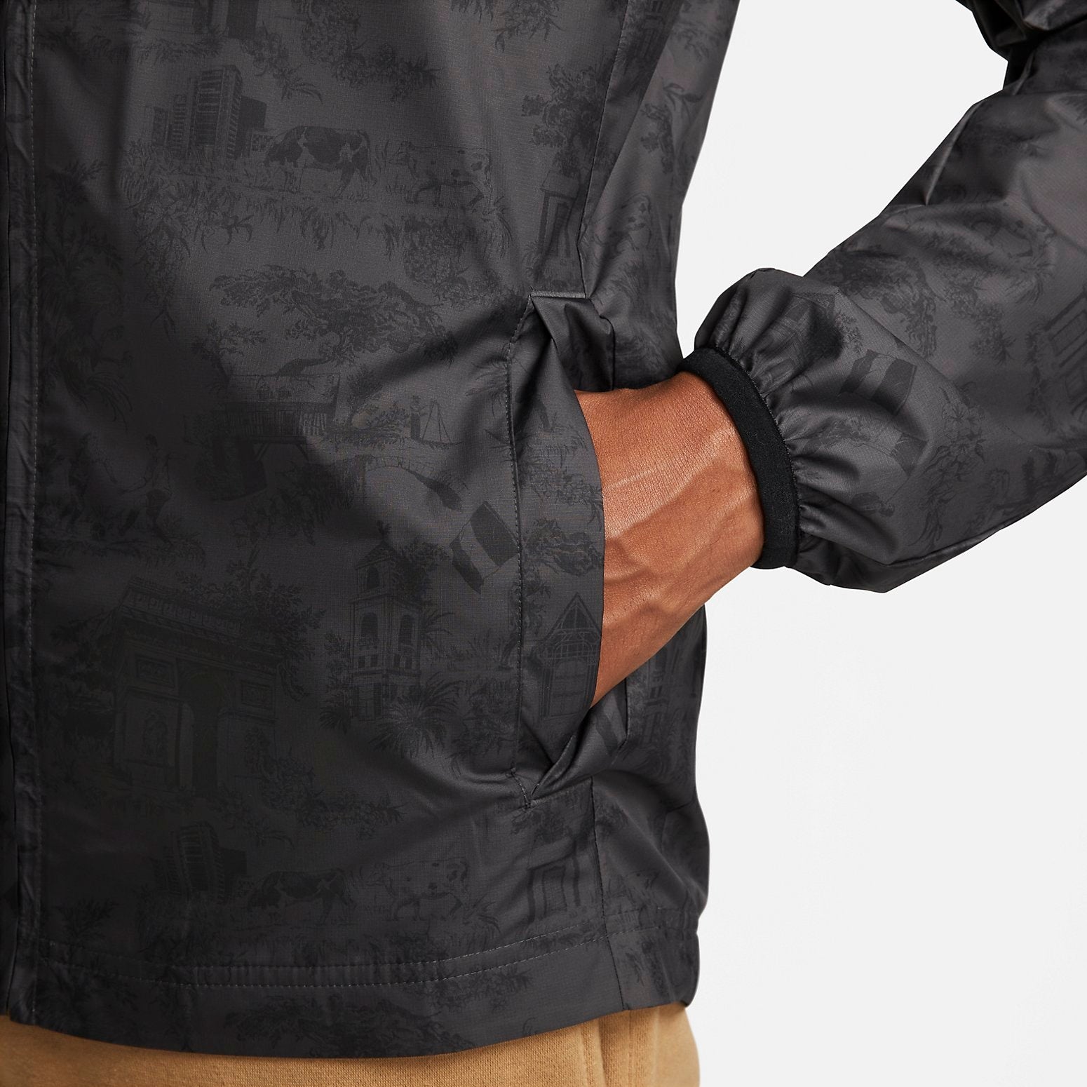 Nike Full-Zip Football Jacket 'Black' DN1078-010