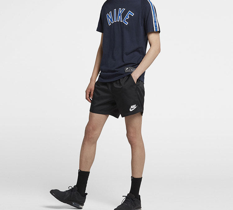 Nike Sportswear Woven Casual Breathable Shorts Black AT5289-010