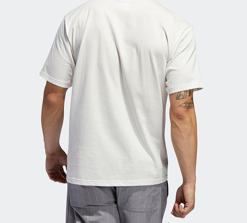 adidas originals Frsttee Logo Printing Short Sleeve White FM1433