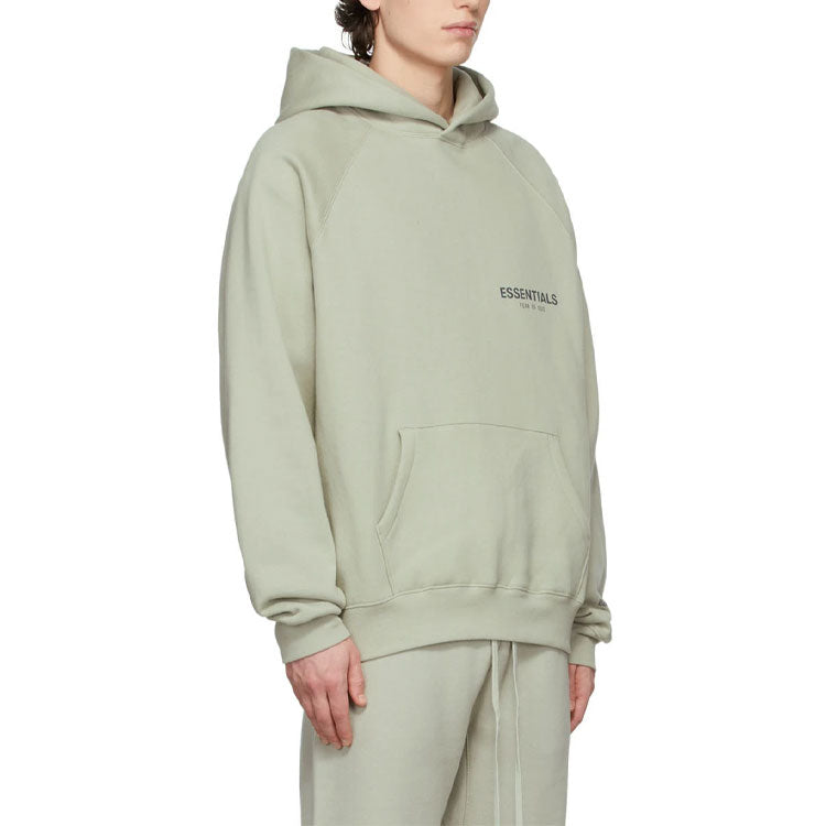 Fear of God Essentials FW21 Pullover Hoodie 'Green Concrete' FOG-FW21-107