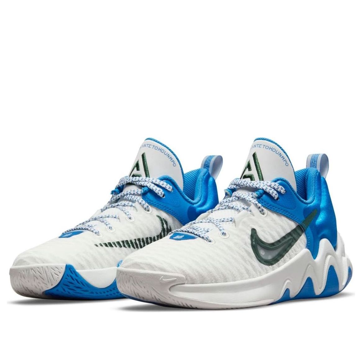 (GS) Nike Giannis Immortality 'White Signal Blue' DB6081-115