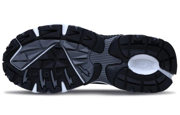 Skechers Stamina Running Shoes Black/White/Gray 666030-BKGY