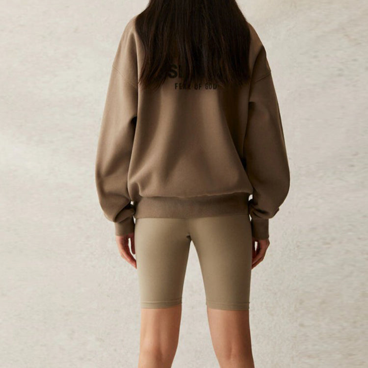 Fear of God Essentials SS21 Athletic Biker Short Moss FOG-SS21-589