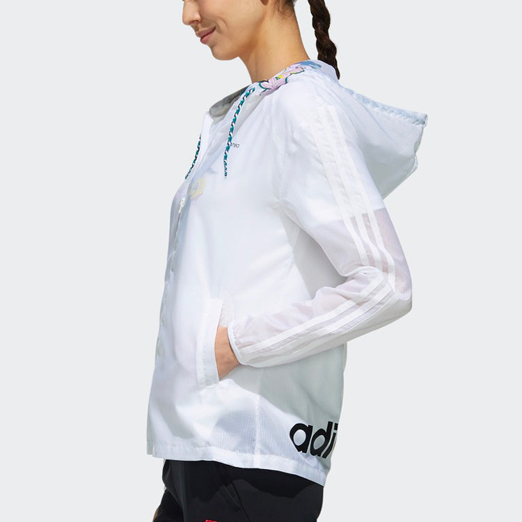 (WMNS) adidas neo Casual Sports Jacket White EJ7090